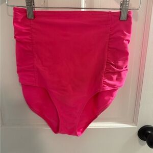 Aerie Pink High-Waisted Bikini Bottom